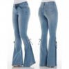 1837664195073-1.jpg Ladies jeans mid-waisted denim trousers stretch jeans