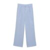 Bow-tie Lace-up Vest Top High-waisted Wide-leg Trousers
