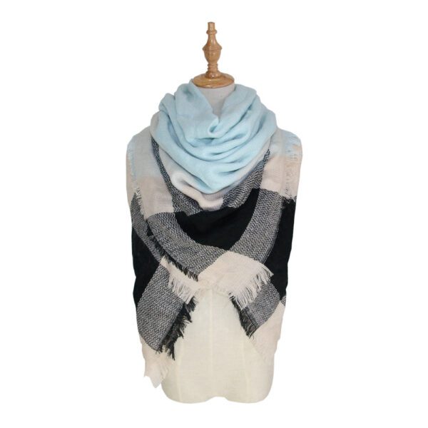 1ac3c5e7-acb7-4425-8e6e-16a2cb60edd8.jpg Plaid-print Versatile Neck Scarf Shawl