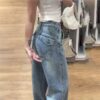 1bfb83fb-8ec7-480f-bb2b-07a8f7480b57.jpg Short-statured Womens American-style Floor-length Jeans