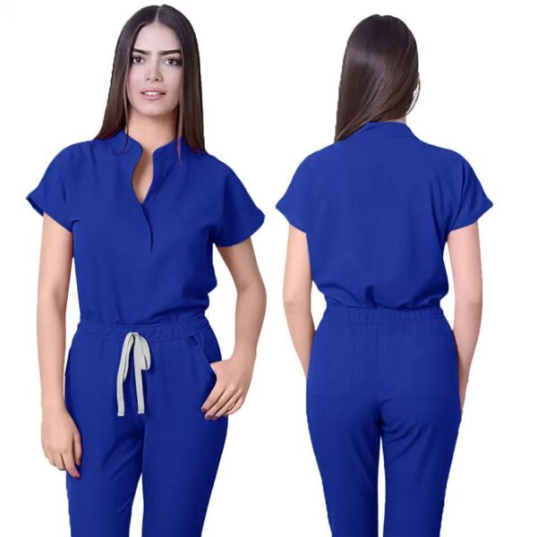 1ec722a3-c09a-496f-bc22-3704403d9d41.jpg Sleeveless Casual Scrubs Set For Female Doctors