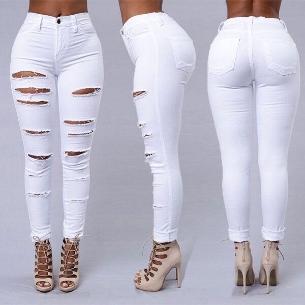 205ffdd8-9c41-4360-a8ba-80cb1cc268e1.jpg Ripped Jeans Women Skinny Trousers Casual High Waist Pencil Pants