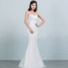 2146522840087.jpg Sequined lace waist fishtail wedding dress