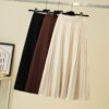 2215789120729.jpg Mid-length pleated skirt skirt