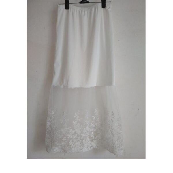 2363693936070.jpg Lace mesh skirt skirt long skirt