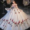Temperament Bride Bra Trailing Mori Style Wedding Dress