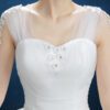 2409758303_1019178779.jpg Summer New Wedding Dress, Korean Simple Shoulder Uniform Show Thin Bride Married One Word Shoulder Dress