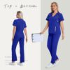 24427e24-f782-4220-ba64-1b2ff72e2e9d.jpg Operating Room Nurses Scrub Uniforms Female Doctors Short Sleeves