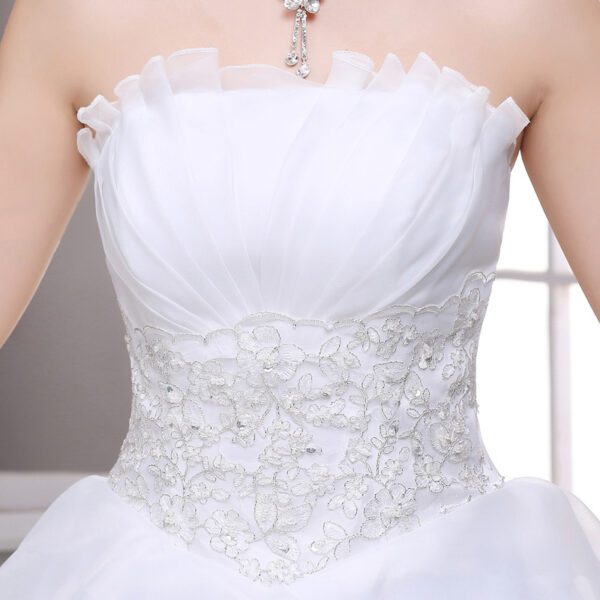 Summer new bride wedding dress fashion lace bra Qi simple Korean winter skirt