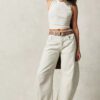 25e445f2-62cc-401a-9bc5-0da6881766cb.jpg High Stretch Mid-Rise Barrel Jeans Fashion Wide Leg Shape Women Casual Baggy Mid Waist Denim Jeans