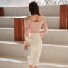 Skirt high waist bag hip wild new body shaping beautiful buttocks sexy stepping big size skirt 977-
