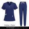 26747318-5bc5-4df0-8d8d-a803b29611e4.jpg Stylish Casual Scrub Set For Women Long- Or Short-sleeve Doctor And Nurse Uniform