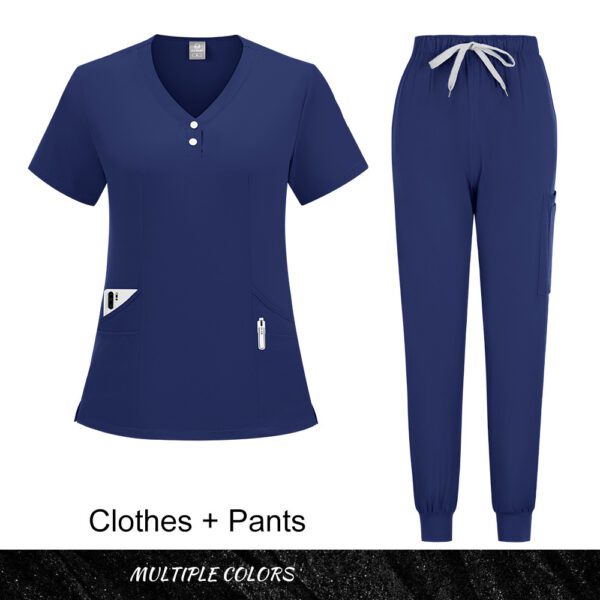 26747318-5bc5-4df0-8d8d-a803b29611e4.jpg Stylish Casual Scrub Set For Women Long- Or Short-sleeve Doctor And Nurse Uniform