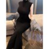 26baaf3f-b5da-41dc-b90f-ddcd6f476dfc.jpg Double-layered Pleated Long Mermaid Skirt