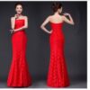 2778477980624.jpg Long dress fuchsia and white lace trailing sexy bride wedding dress