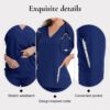 2798285b-1d14-4a3b-8f37-fb9fc1ec38cf.jpg Operating Room Nurses Scrub Uniforms Female Doctors Short Sleeves