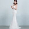 2834697717275.jpg Sequined lace waist fishtail wedding dress