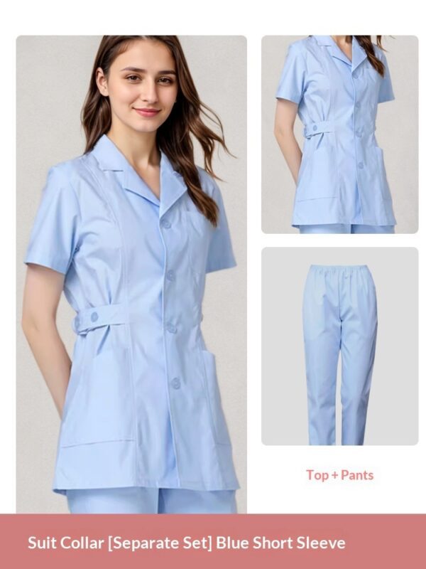 28f8f599-7e5b-4f82-86d8-03aa1aeaf038_trans.jpeg White Coat With A Western-style Collar For Medical Staff Winter Uniform Set