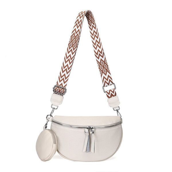 2a4abc82-4a87-481d-b750-302020a596b8.jpg Leather Fashion Crossbody Bag Elegant Solid Colour Genuine Leather Fanny Packs For Women Stylish Belt Bag Female Waist Pack Ladies Crossbody Chest Bag