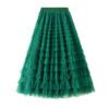 2a97a357-5366-4589-a05d-fe625c0ae198.jpg Cake Skirt Women's White Gauze Skirt Pleated Skirt