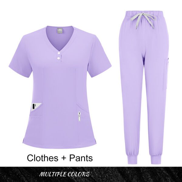 2a9baa20-66bd-4aa0-b6e1-7036e7d4b633.jpg Stylish Casual Scrub Set For Women Long- Or Short-sleeve Doctor And Nurse Uniform