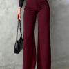 2026 New Style Commuting High Waisted Straight Leg Pants For Women, Spring And Autumn New Style, Slim Fit And Slimming, Black Suit Pants