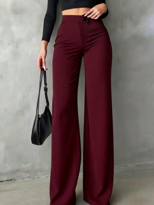 2026 New Style Commuting High Waisted Straight Leg Pants For Women, Spring And Autumn New Style, Slim Fit And Slimming, Black Suit Pants