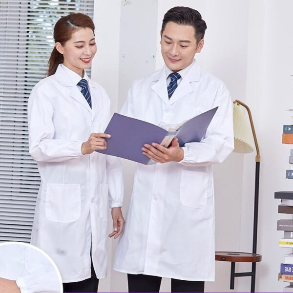 Long Sleeve Lab White Coat Men And Women