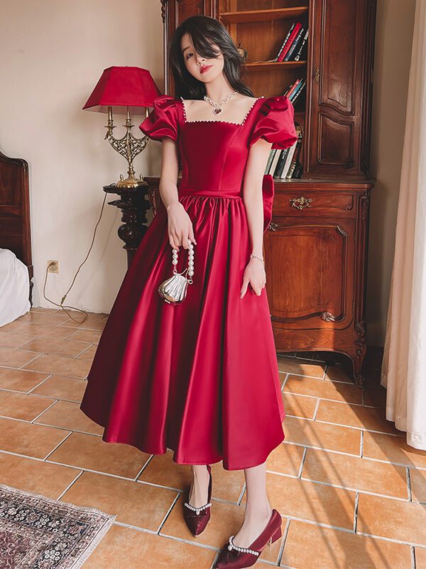 2e359d68-af7f-4b52-b1d4-26120e180750.jpg Winter Wine Red Engagement Daily French Princess On The Run Satin Dress