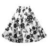Vintage High Waist Polka Dot Print Skirt