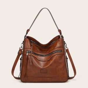 31adee00-5933-42b5-b9a7-48be5c57cdc2.jpg Women's Handbag Fashion Zipper Shoulder Crossbody Bags Casual Commuting Large Capacity Totes