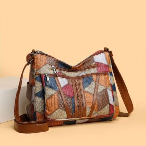 31d4a1f3-b884-4c14-abba-247205c25913.jpg Large Capacity Splicing Work Commuting Multi-pocket Crossbody Cross-body Bag