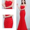 357763502955.jpg Sequined lace waist fishtail wedding dress