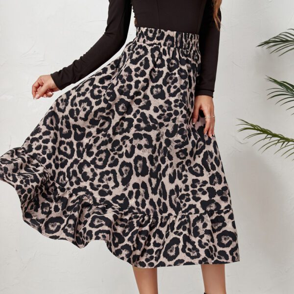 35ce3106-e8a8-475c-b8ef-3e75be0752b6.jpg Women's Leopard Print High Waist Skirt