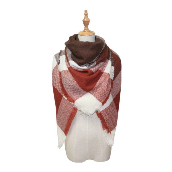 36097de9-5c54-496f-a744-f0fc24ba7691.jpg Plaid-print Versatile Neck Scarf Shawl