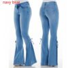 362198517884-5.jpg Ladies jeans mid-waisted denim trousers stretch jeans