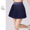 A Pleated Skirt Paired With A Pair Of Pleated Yoga Shorts