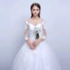 375918746007.jpg new shoulders Slim Qi wedding bride married slim wedding dress