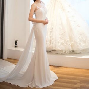 3a2825d0-2009-4cdc-b19f-1ac3782cf9e0.jpg Mid-waist Dream See-through Super Fairy Light Wedding Dress