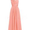 3aabcd19-283e-4acd-8444-e7bcde00fff5.jpg Women's Multi Colored Slanted Neck Sleeveless Strapless Long Dress