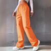 2026 Cross-Border Beltless High-Waisted Wide-Leg Pants Straight Loose Elegant Work Pants Casual Women's Clothing