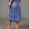 3da138a9-2d5b-40aa-bdd4-564257ceb93f.jpeg Womens High-waisted Lace-up Midi Skirt