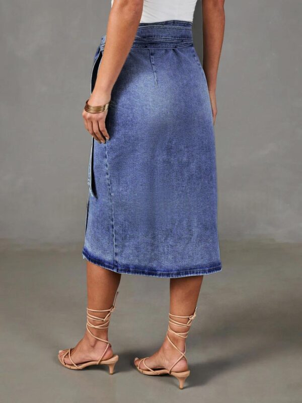 3da138a9-2d5b-40aa-bdd4-564257ceb93f.jpeg Womens High-waisted Lace-up Midi Skirt