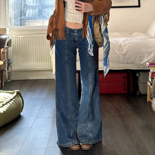 3efa9e5b-0087-4ebb-84a6-e414b12af37b.jpg American-style Vintage Slimming Design Skinny Jeans