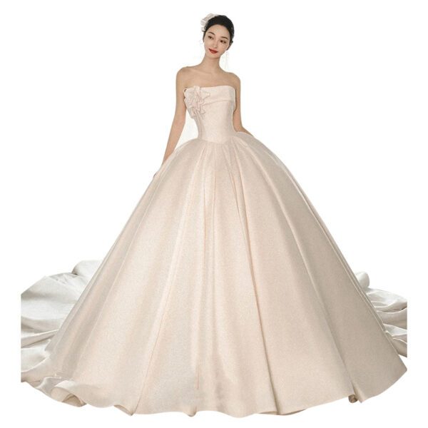 3f2e064e-c166-4e9f-8c5d-212d0439f911.jpg A Strapless Dress With A Big Train