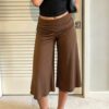 4108d457-b473-4e11-a6ac-5c565220b3cc.jpg Simple Solid-color Straight-leg Relaxed-fit Casual Pants