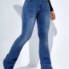 434aef2a-aeeb-4a08-bb5d-3b251f896e7a.jpg Women's Slim-fit Jeans Pants With Flared Design Fashion Casual High Waist Stretch Trousers