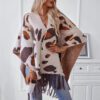 43d6c1d8-641e-4aea-af7c-d98007f35375.jpg Drizzle-Color Leopard-Print Knitted Tassel CapeShoulder Wrap For Women