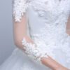 4410064097_239275732.jpg new shoulders Slim Qi wedding bride married slim wedding dress