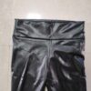 459983539836.jpg Reflective Hip Leather Pants Elastic High Waist Leggings